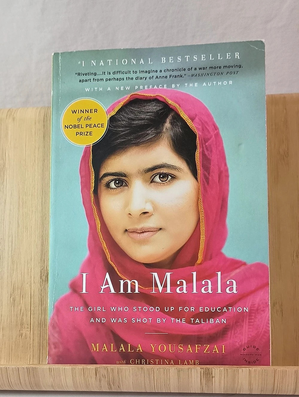 I Am Malala Paperback Book Malala Yousafzai Noble Peace Prize Winner